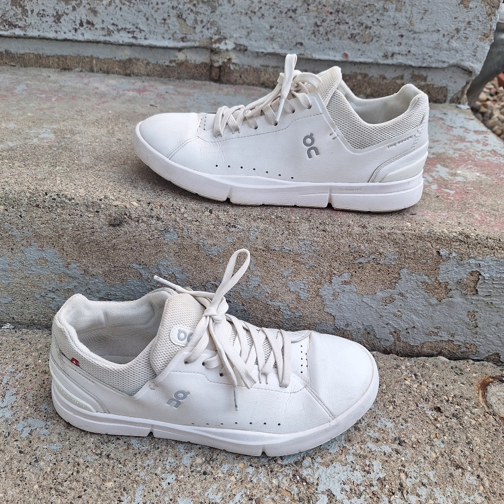 On Running White Athletic Shoes